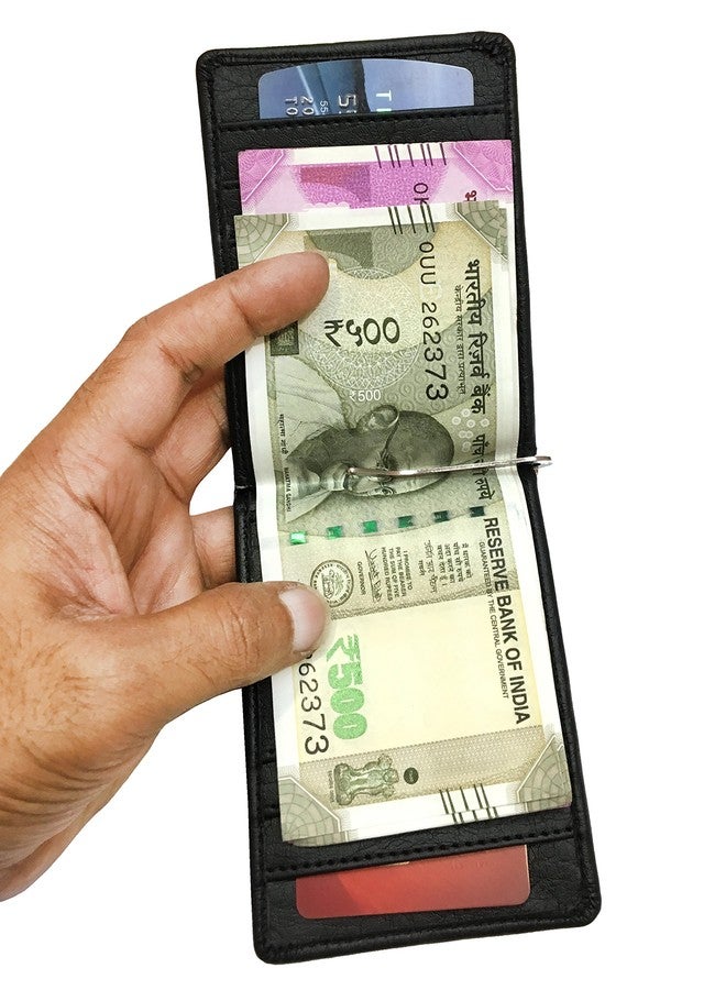 TnW Men's Artificial Leather Money Clipper Tan - Image 5